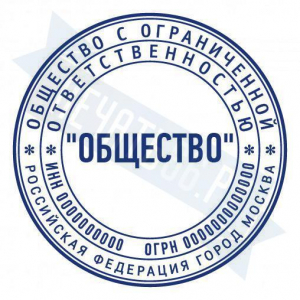 Макет стандартной печати для ООО №10